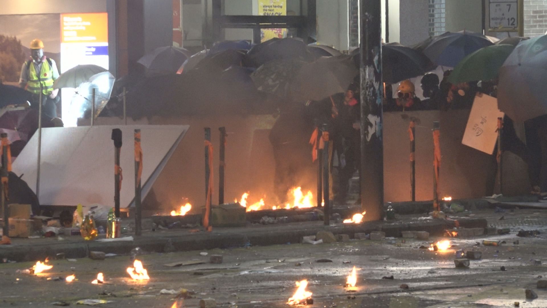 2019年理大衝突八人佐敦參與暴動罪成囚44至56個月