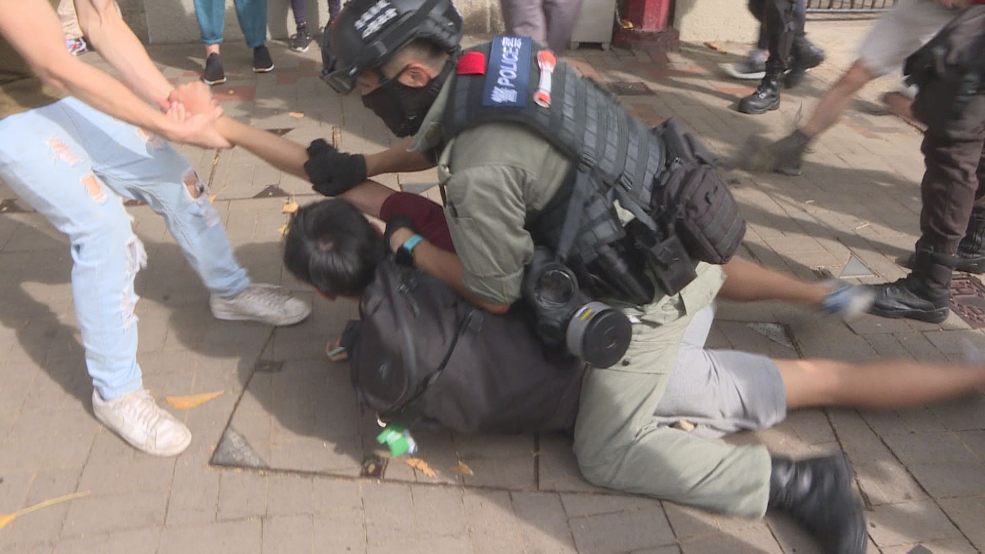 前年七一刺警案　男學生認暴動及拒捕判入教導所