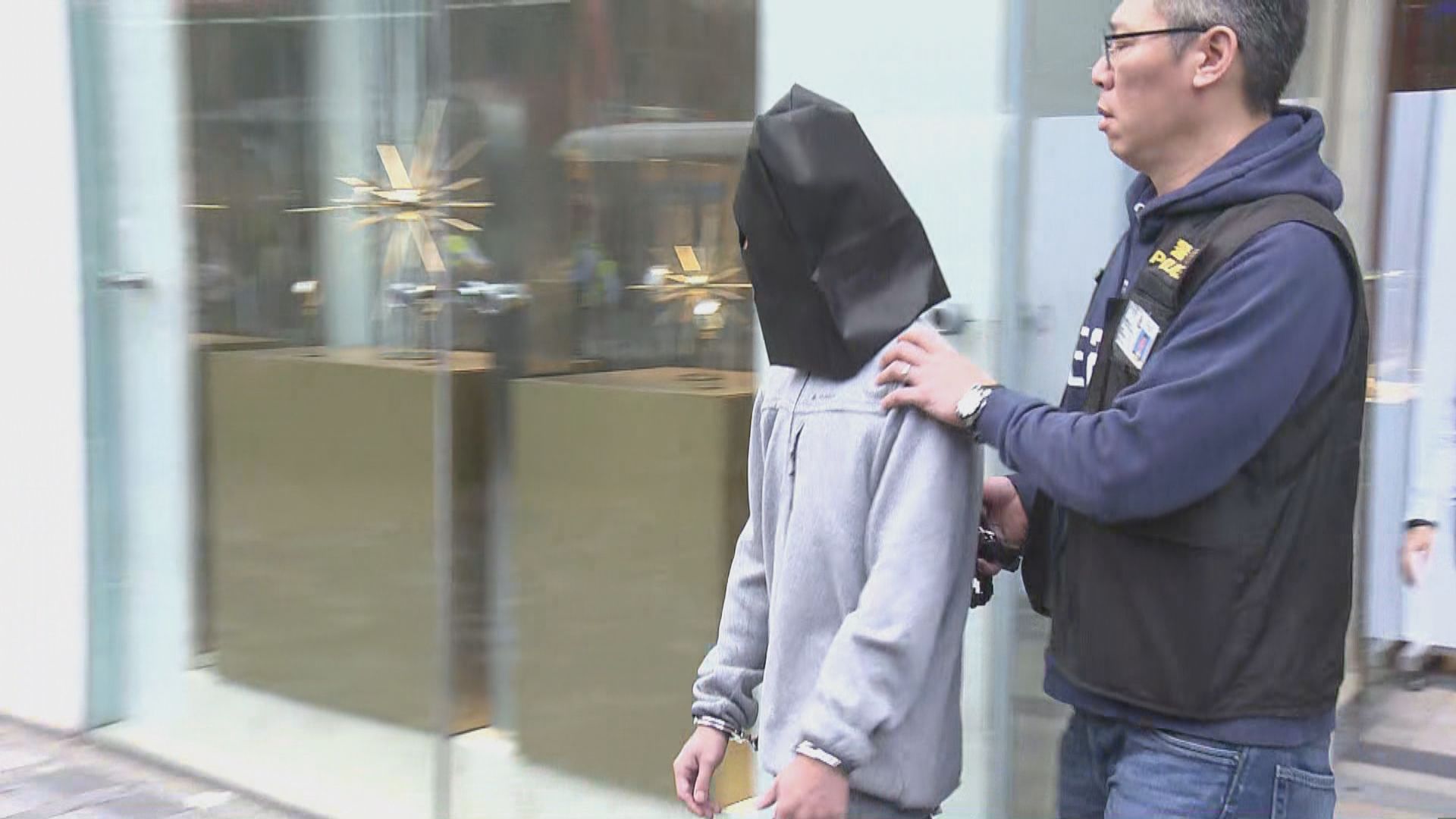 劫尖沙咀鐘表行男子提堂