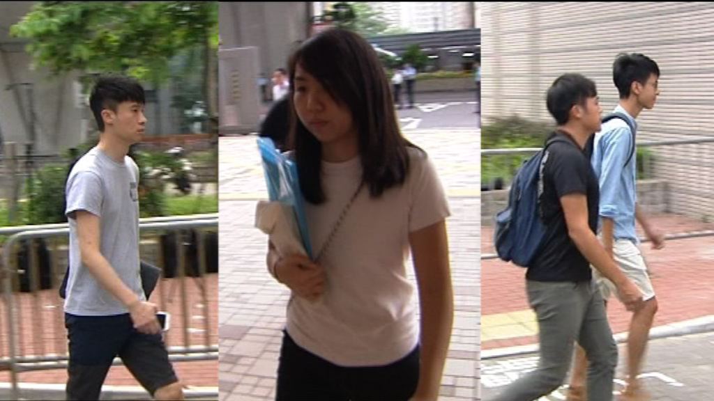 港大校委會衝擊案今判刑　多名社運人士聲援