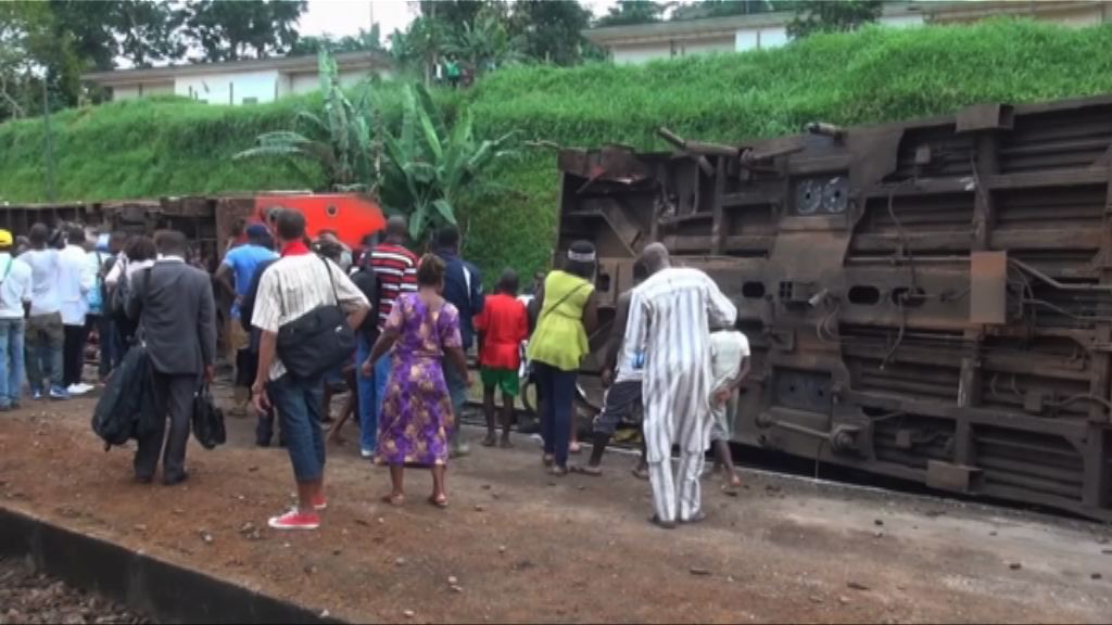 喀麥隆火車出軌55死數百傷