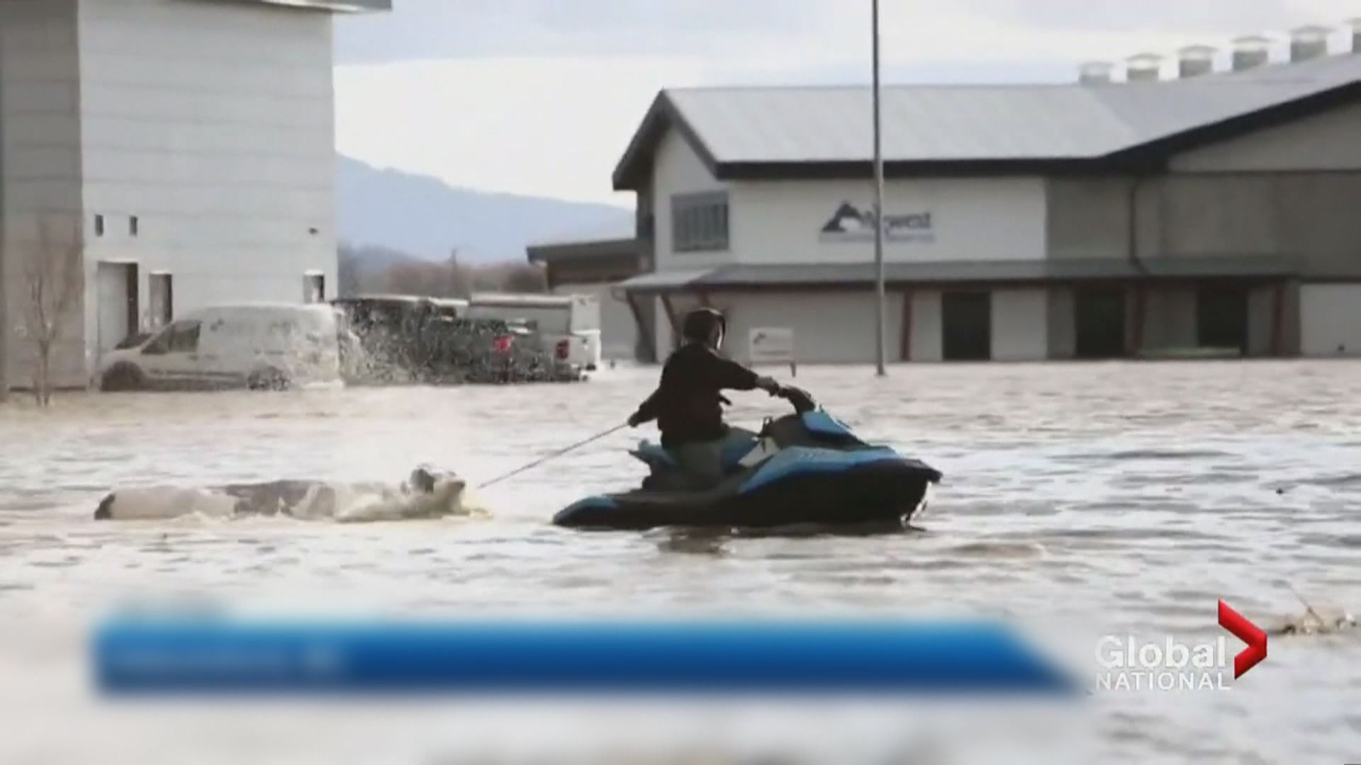 加拿大卑詩省雨災災情改善　士兵抵達當地救災