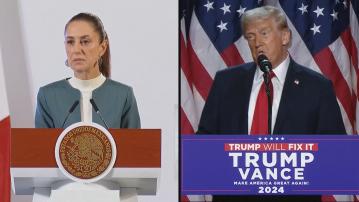 特朗普與辛鮑姆通電話　聲稱對方同意關閉邊境　辛鮑姆否認說法