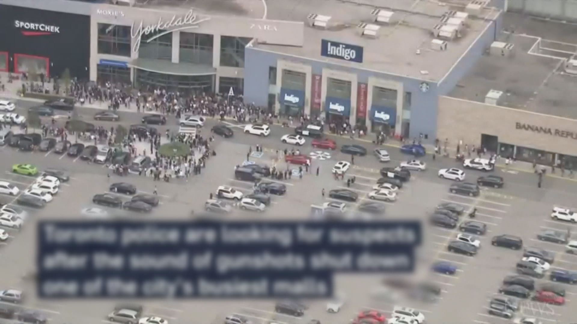 多倫多商場槍擊案兩傷