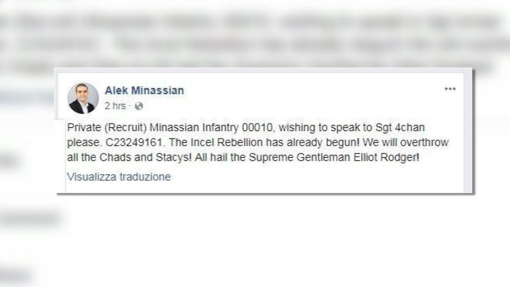 加拿大撞人司機犯案前發表仇恨女性言論