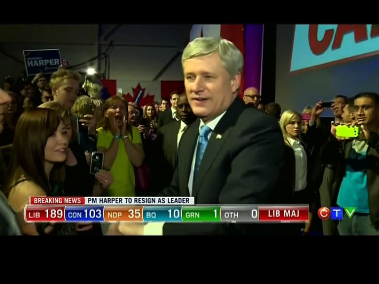 加拿大總理哈珀辭任保守黨黨魁