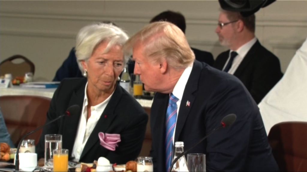 特朗普遲到出席G7早餐會