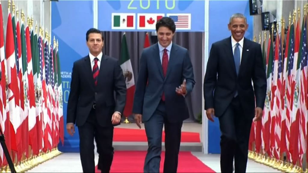 北美領袖峰會談及英國脫歐