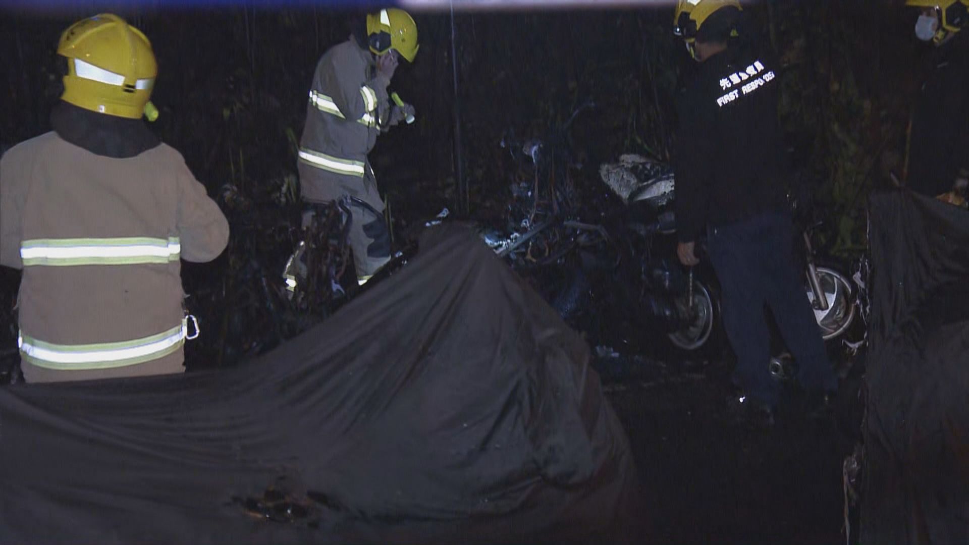 將軍澳敬賢里19部電單車被縱火焚毀