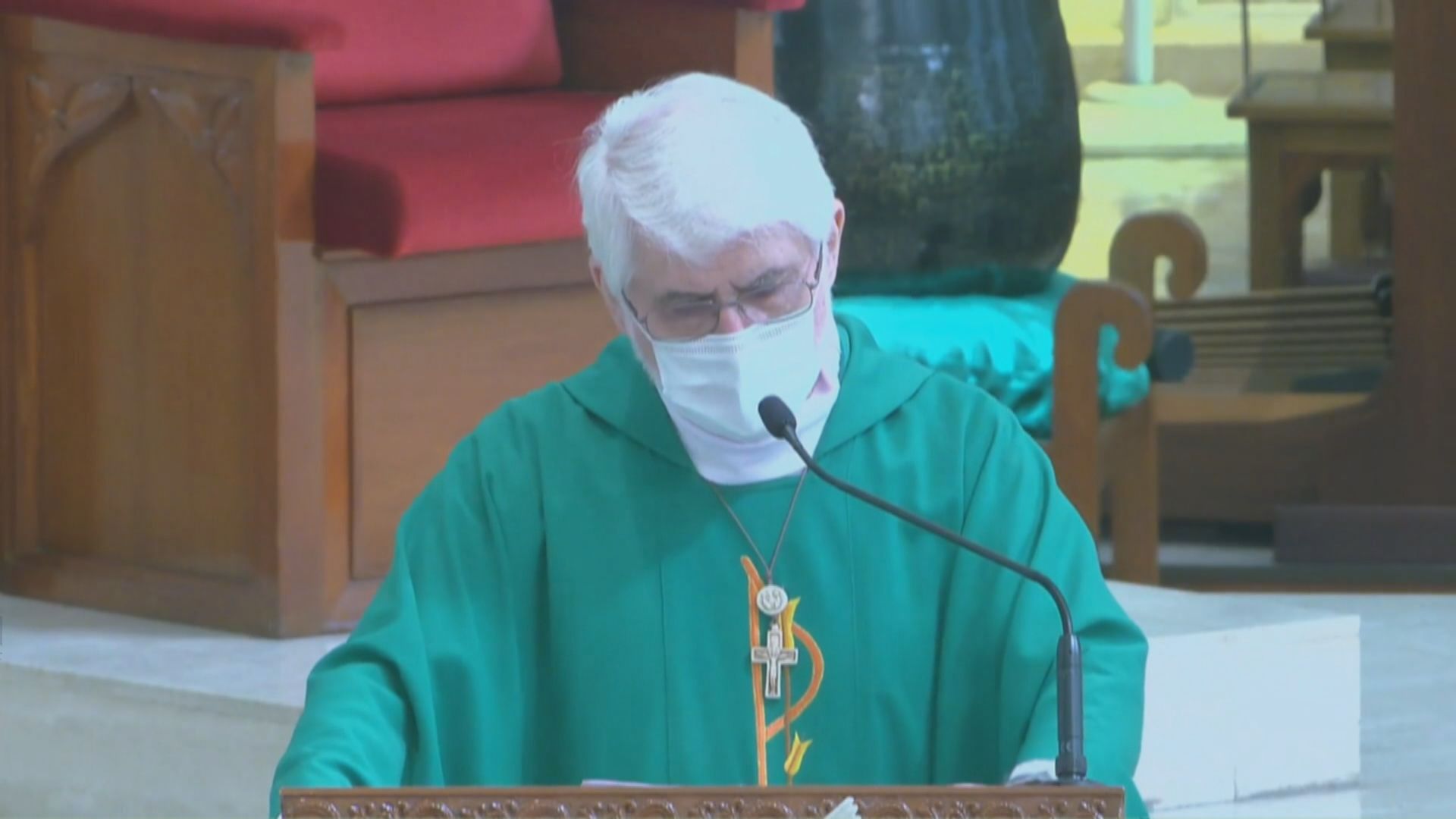 天主教早上彌撒講道談及政治內容