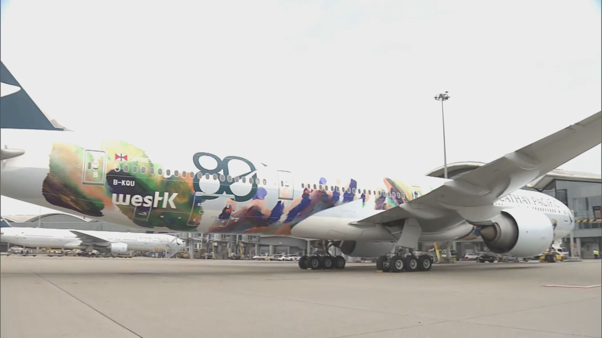 西九文化區與國泰推出全新「香港精神號」藝術塗裝客機