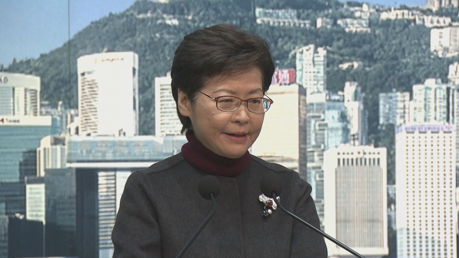 林鄭月娥：中央會隨時按特區需要提供支援