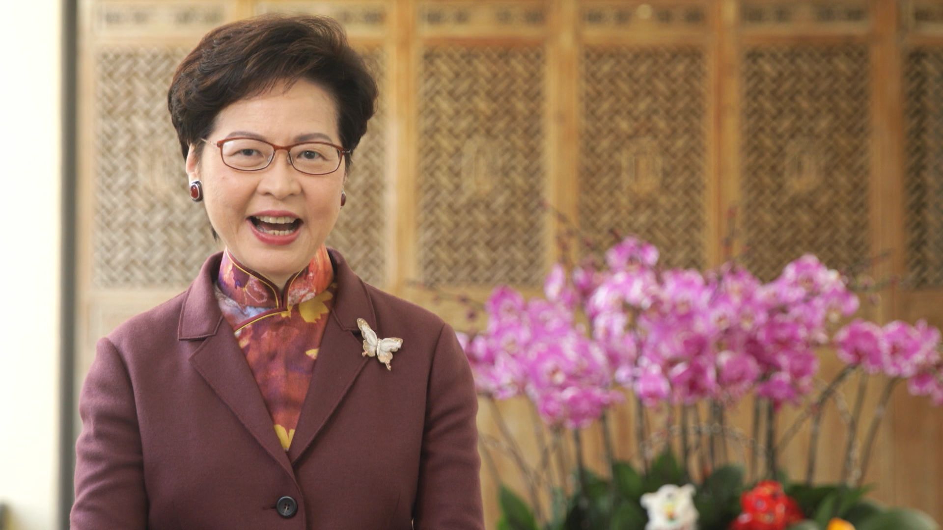行政長官林鄭月娥發表新年賀辭