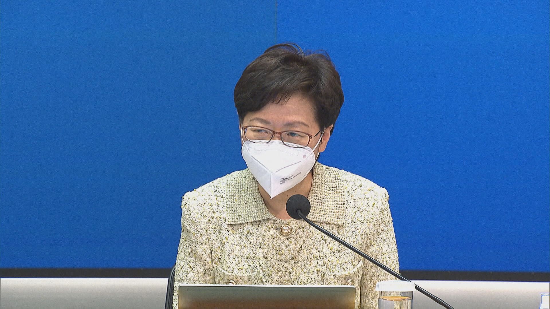 林鄭月娥指已安排至少兩批棺木從水路運送到港