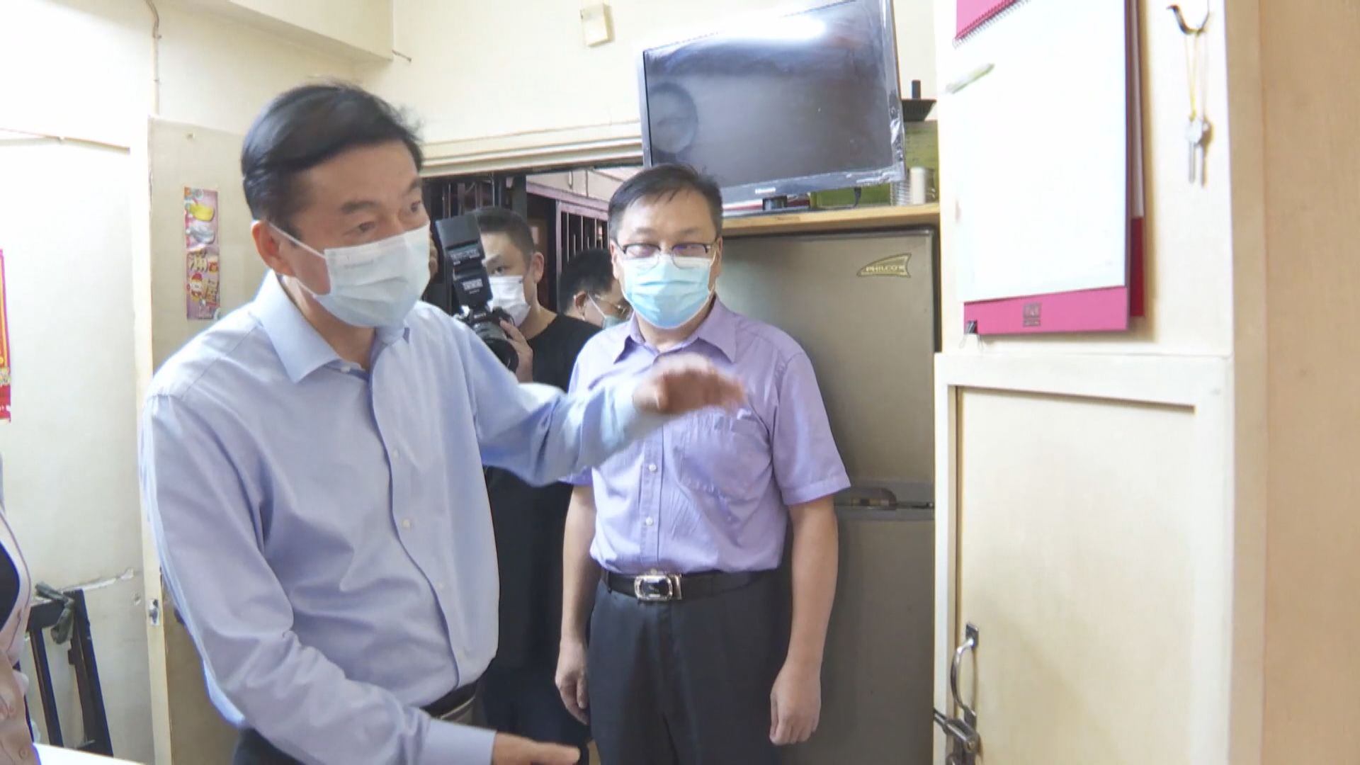 中聯辦領導連日落區　林鄭指有助落實一國兩制