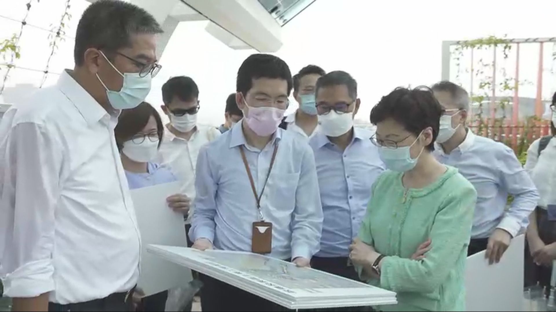 林鄭月娥視察啟德發展區