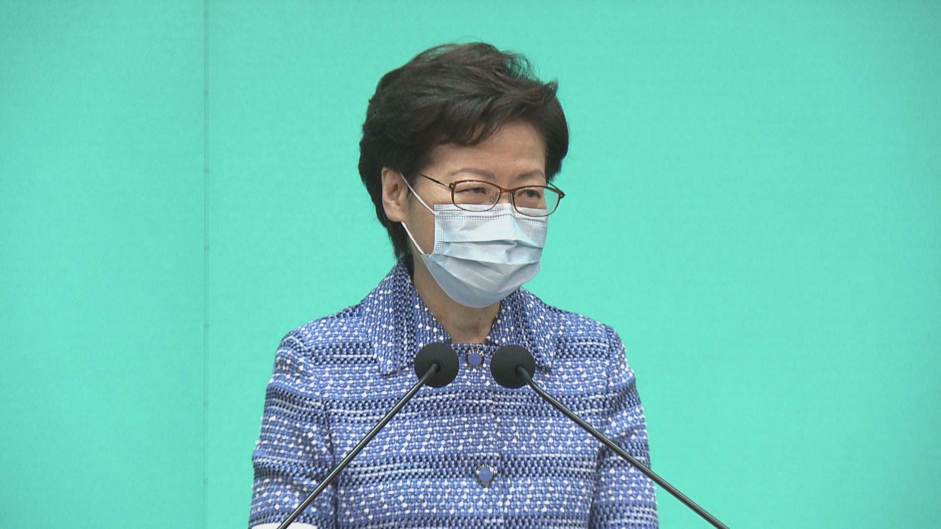 林鄭：股市回升　引證國安法影響經濟屬過慮