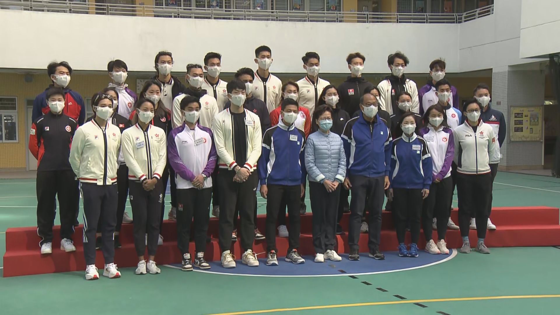 林鄭指精英運動員須有國民身份認同　張家朗籲堅持追夢 