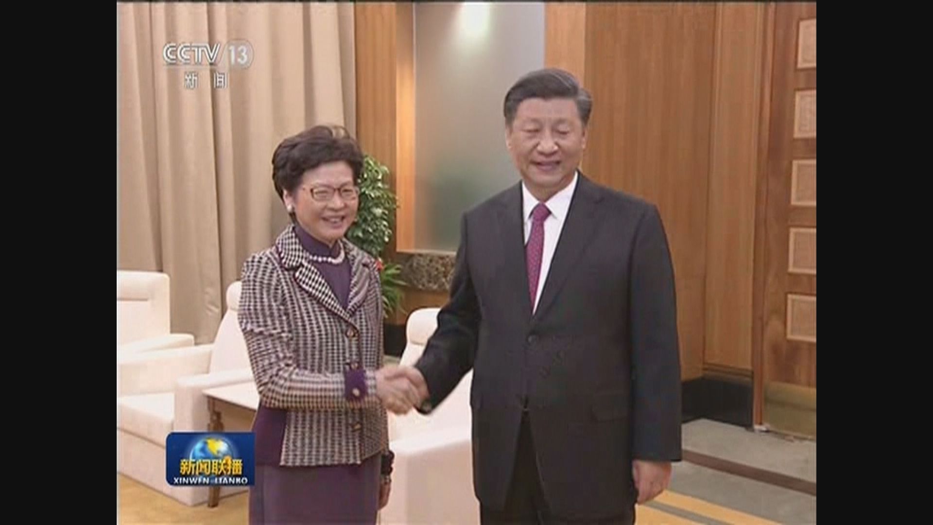 習近平在澳門會見林鄭月娥