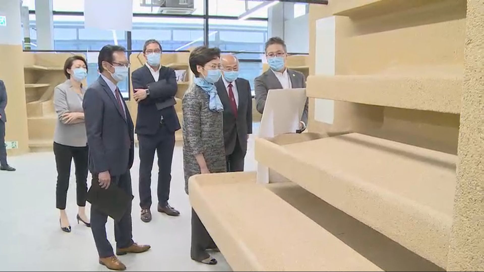 林鄭月娥到訪中環街市　了解活化項目進度