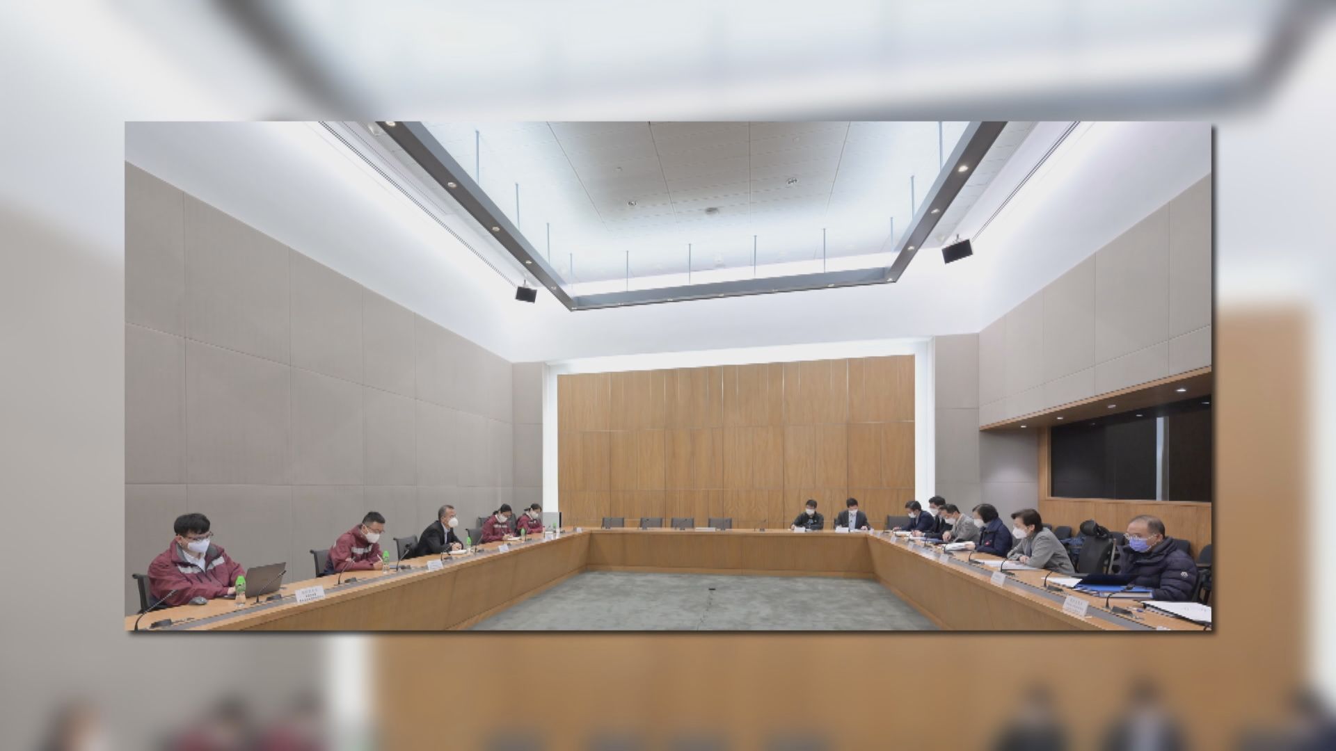 林鄭月娥與廣東省衞健委副主任張玉潤會面