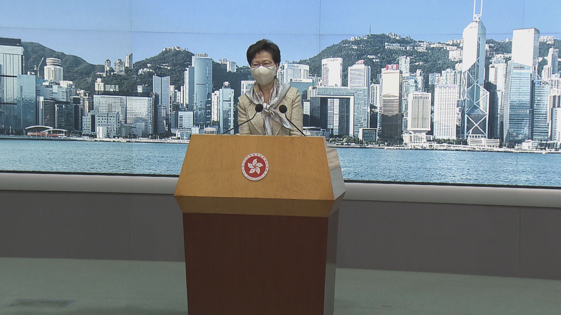 林鄭月娥：會盡最大力落實港區國安法