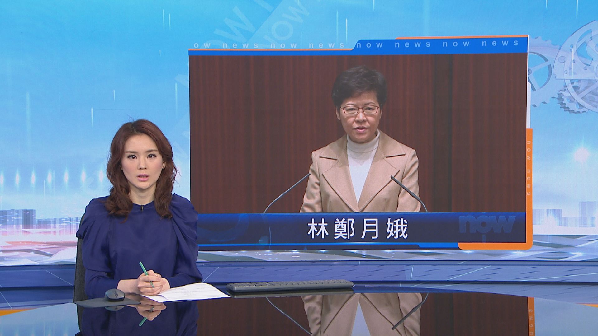 林鄭：不接受有人形容反修例風波中有警暴問題