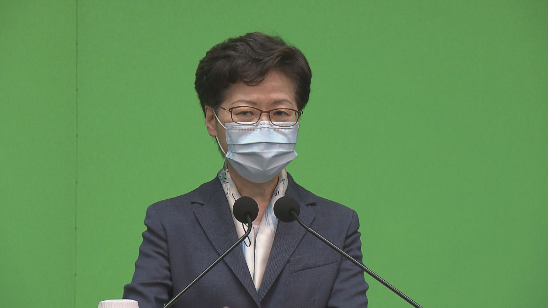 林鄭月娥：依法依規處理警隊高層懷疑僭建