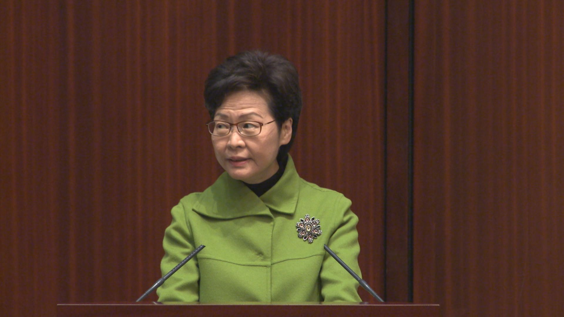 林鄭：立法會氣氛改善　利提出有益社會爭議性政策