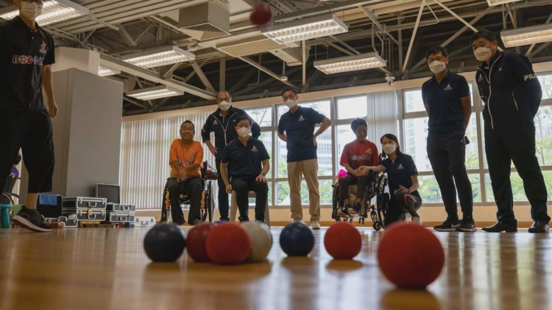 李家超訪體院與運動員交流