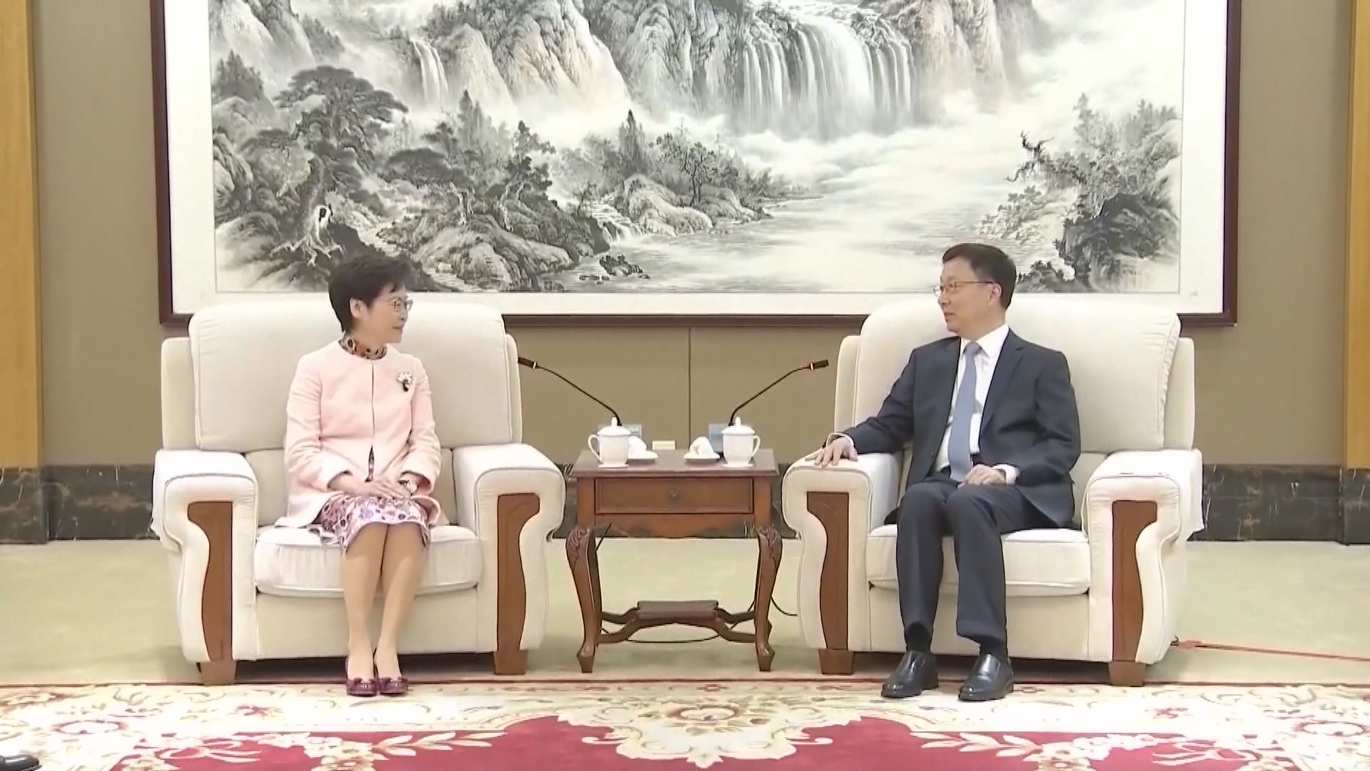 林鄭月娥：與韓正會面沒有談及連任問題