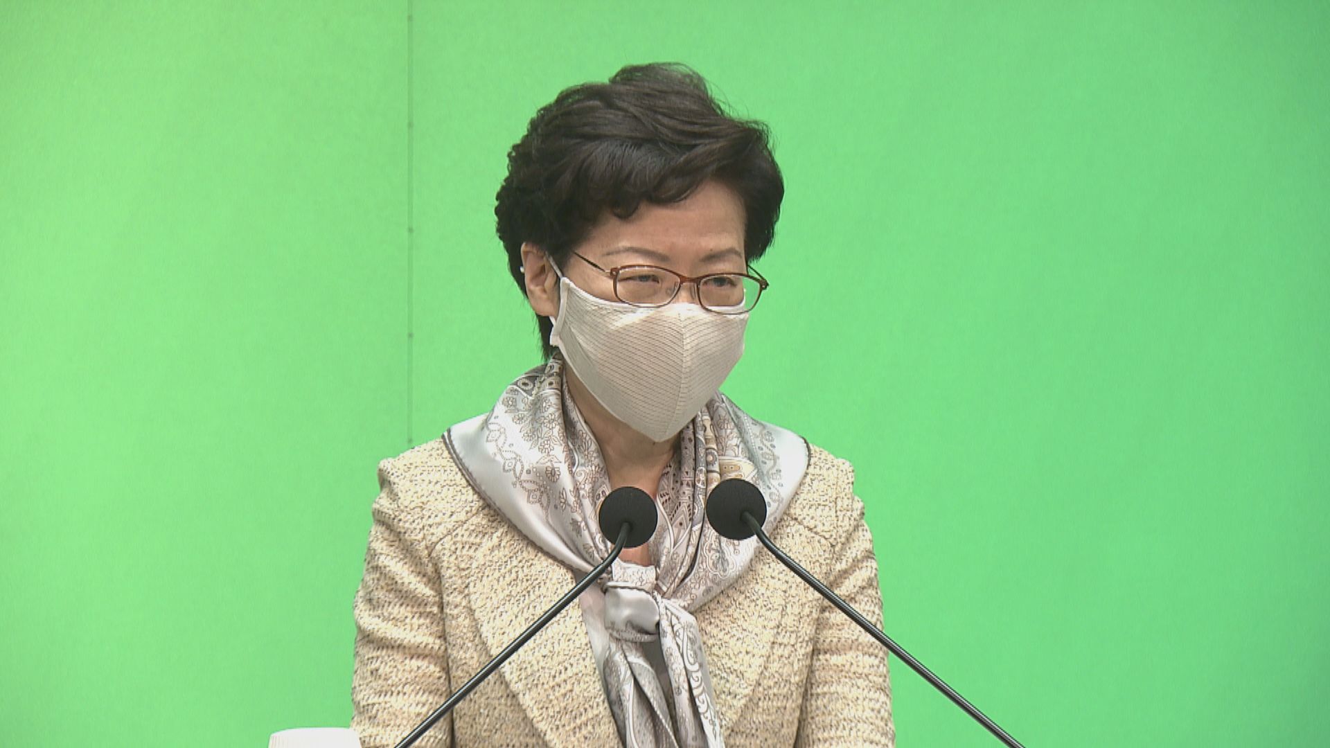 林鄭：擴大檢測範圍優先為院舍職員及院友等作檢測