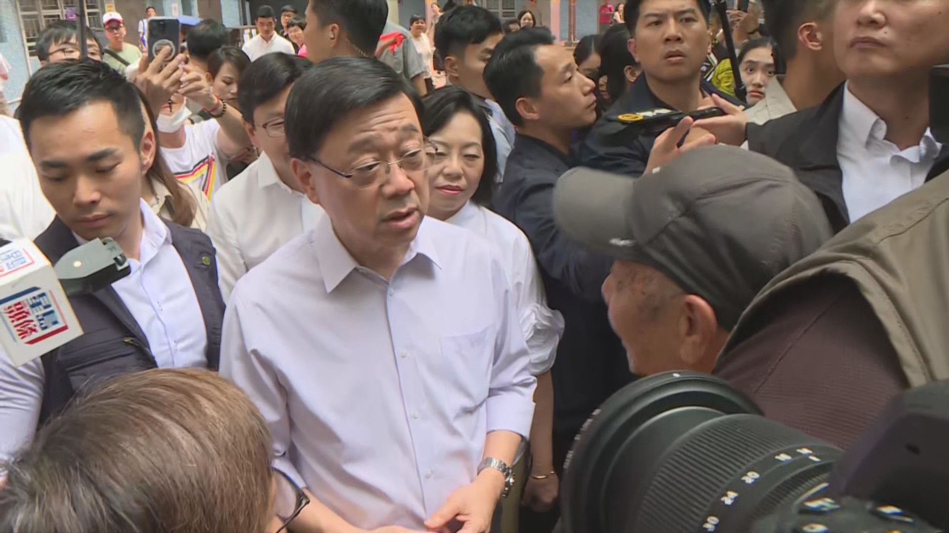 李家超落區與筲箕灣居民交流