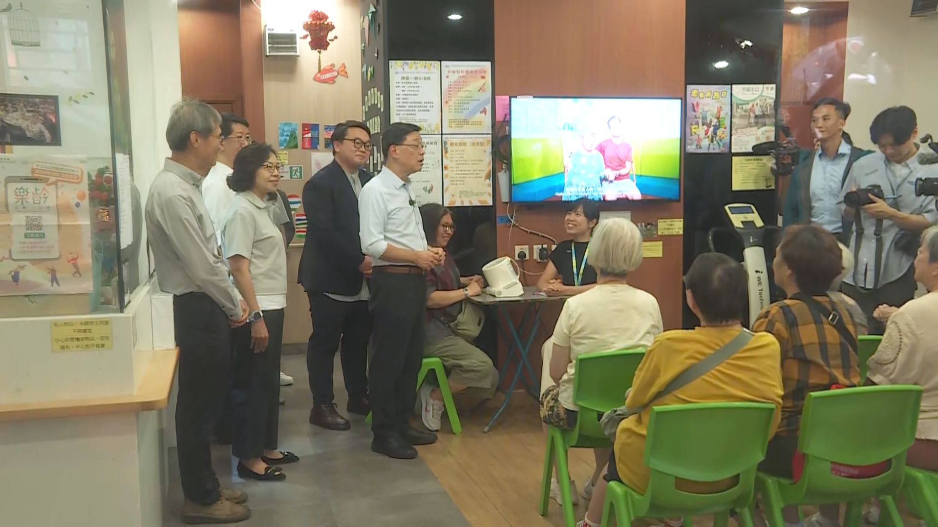 李家超落區探訪元州邨