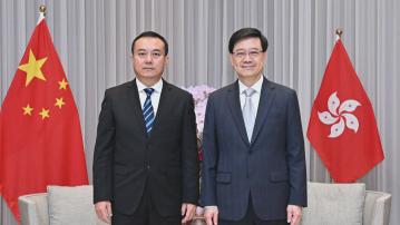 李家超與珠海市委書記會面