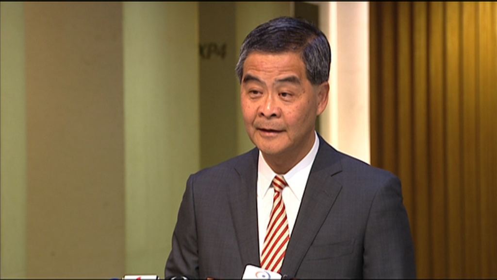 梁振英：張建宗、陳茂波有政績