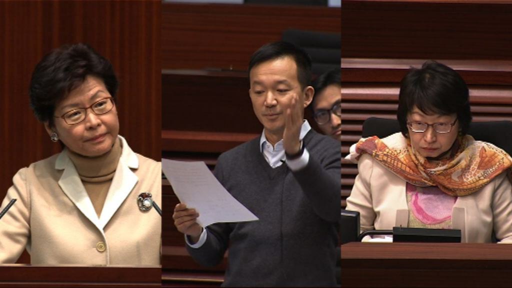 林鄭月娥：對鄭若驊因公忘私解釋身有同感