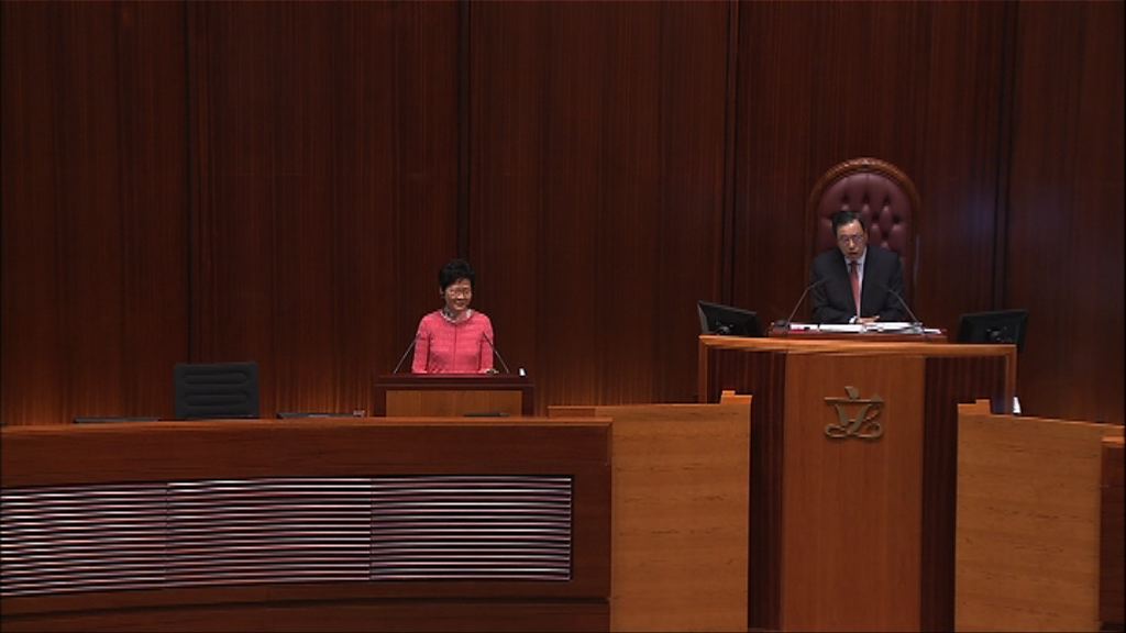 林鄭：政府推支援應付中美貿易戰