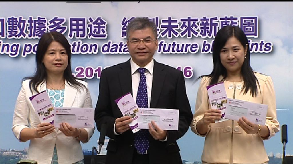 統計處月底起進行中期人口統計