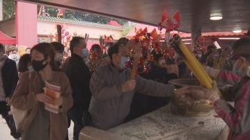 沙田車公廟年三十晚及初二晚通宵開放