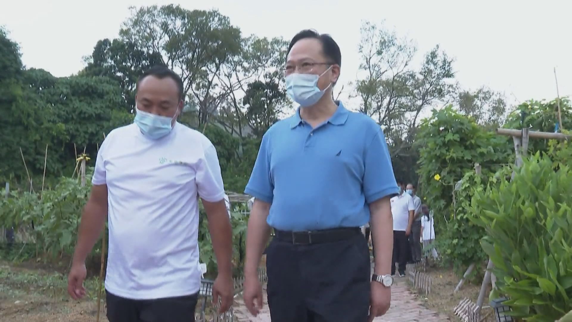 中聯辦副主任陳冬到天水圍農莊介紹中央惠港青年措施