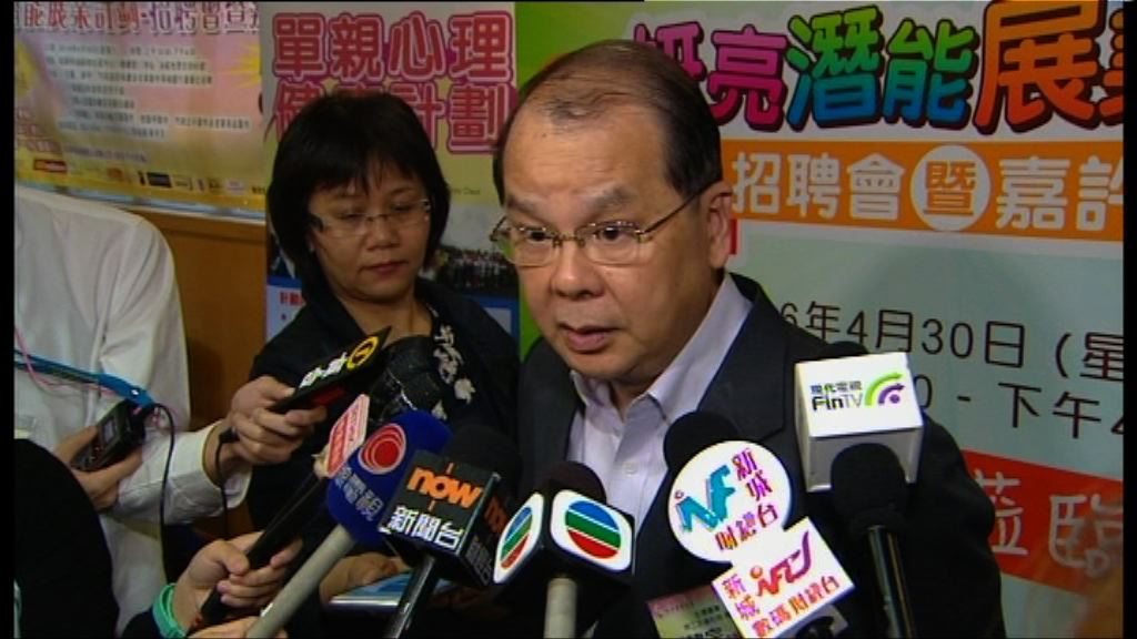 張建宗：標準工時委員會持開放態度