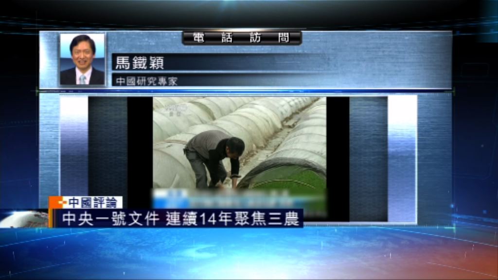 【中國評論】國務院發布中央一號文件