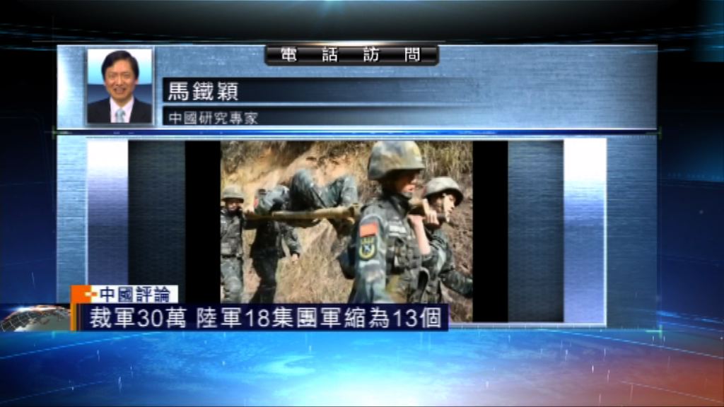 【中國評論】內地精簡陸軍　投入現代化戰爭