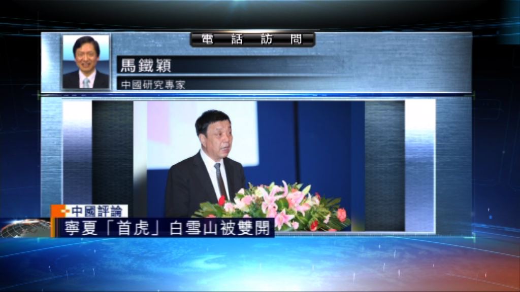 【中國評論】寧夏「首虎」白雪山被雙開