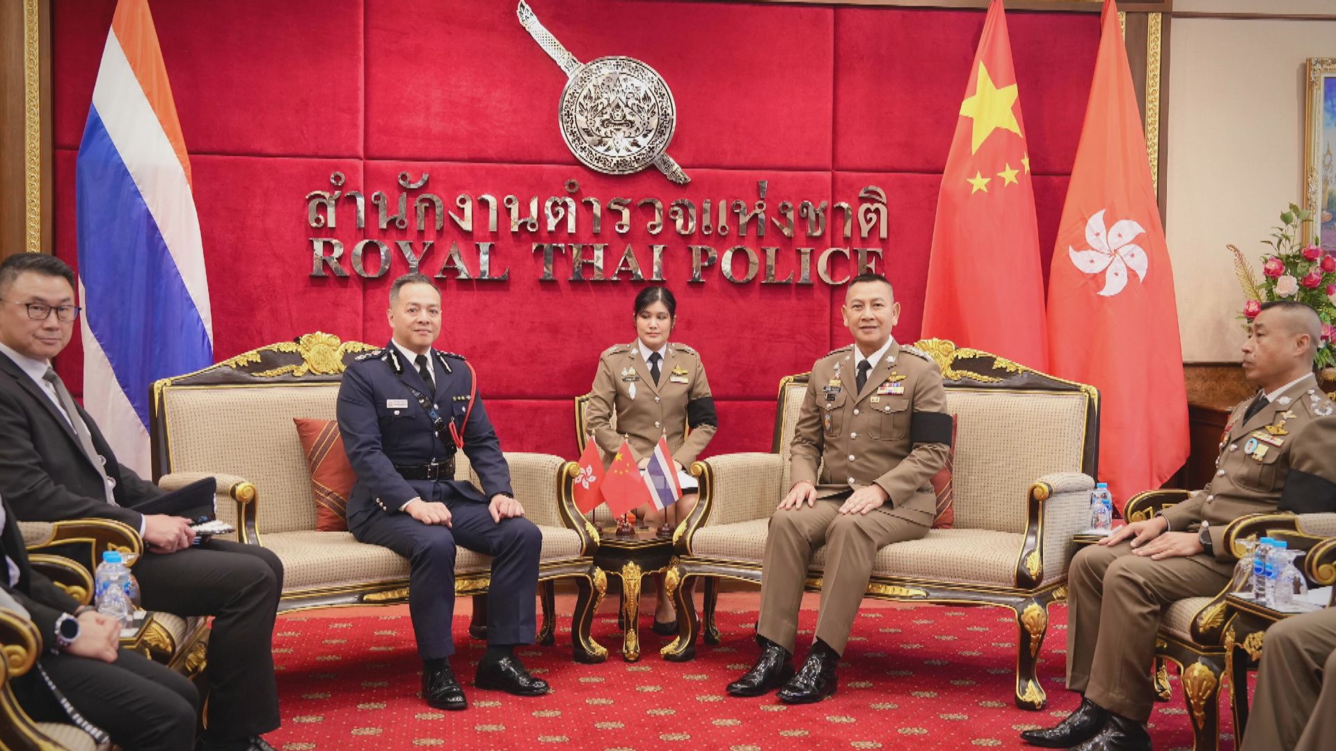 周一鳴拜訪泰國警方多個部門交流　感謝協助遞解疑犯