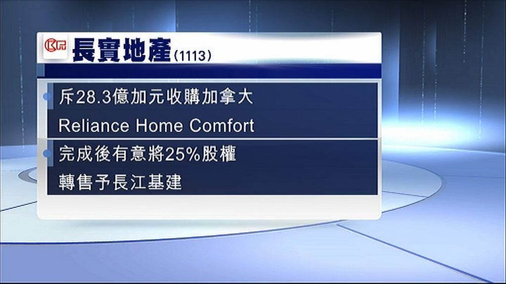 【海外濕平】長地擬164億購加國建築設備商