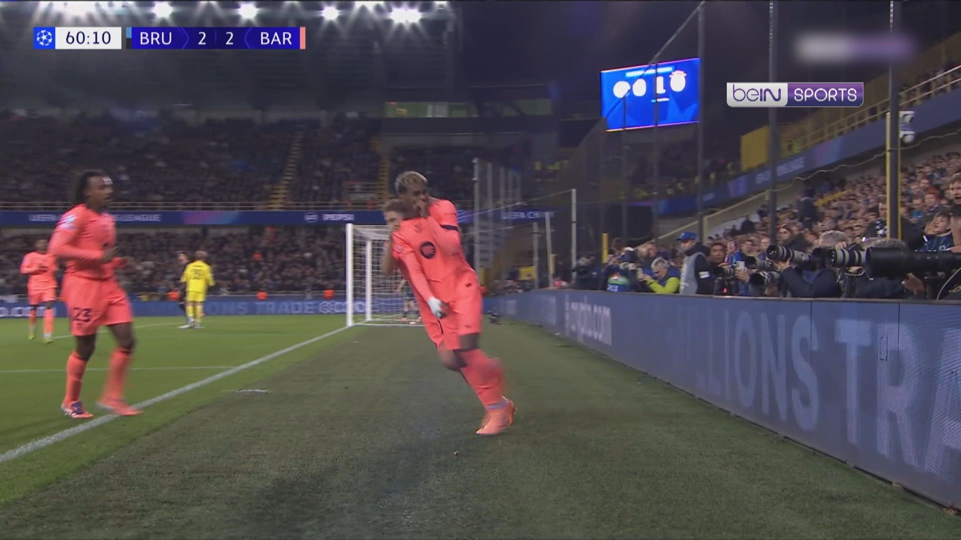 歐聯精華｜巴塞羅那靠烏龍球迫和布魯日　曼城輕鬆擊退「黃蜂兵團」