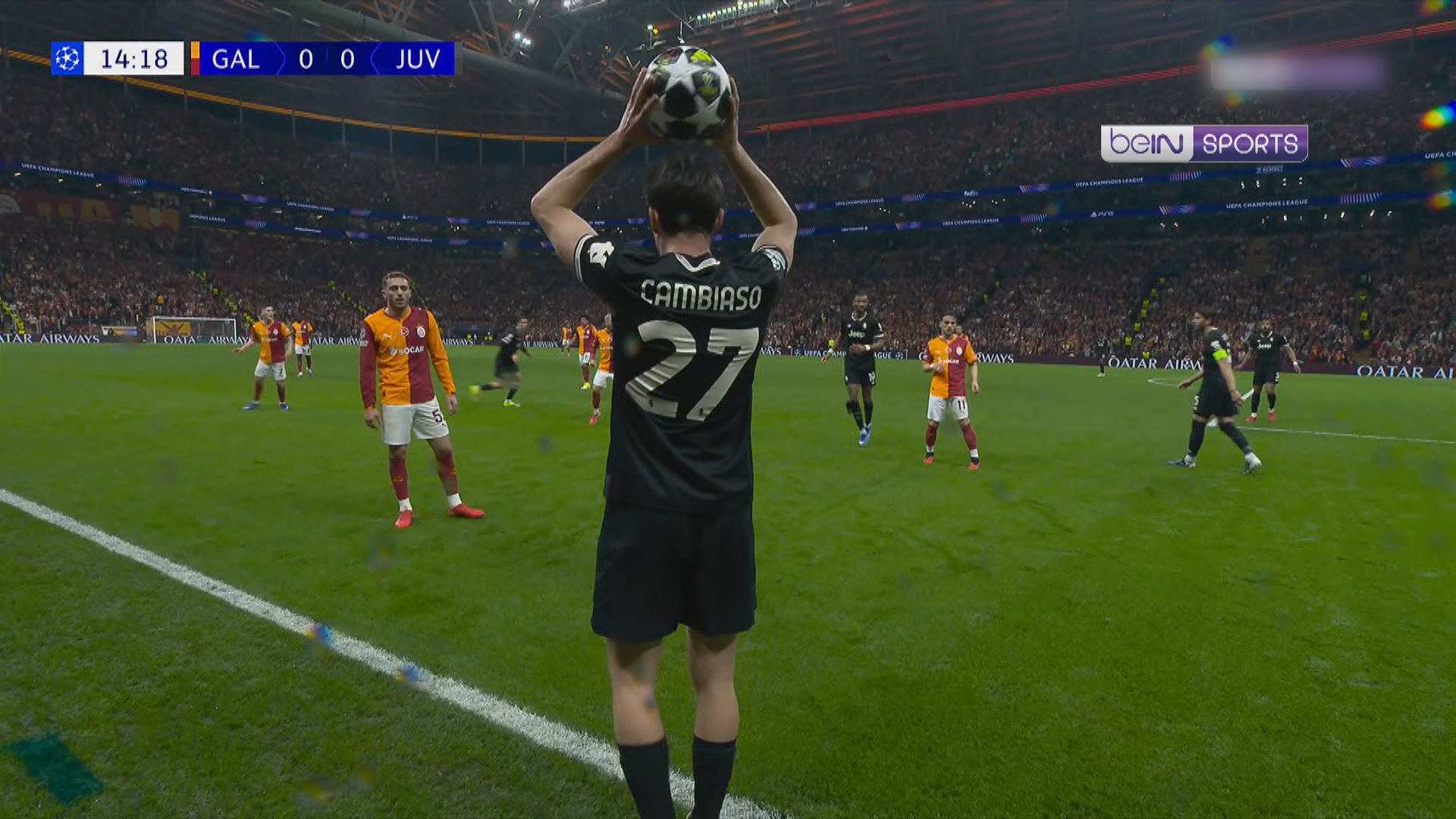 歐聯精華｜入球騷！祖雲達斯作客「地獄主場」遭逆轉　2比5不敵加拉塔沙雷