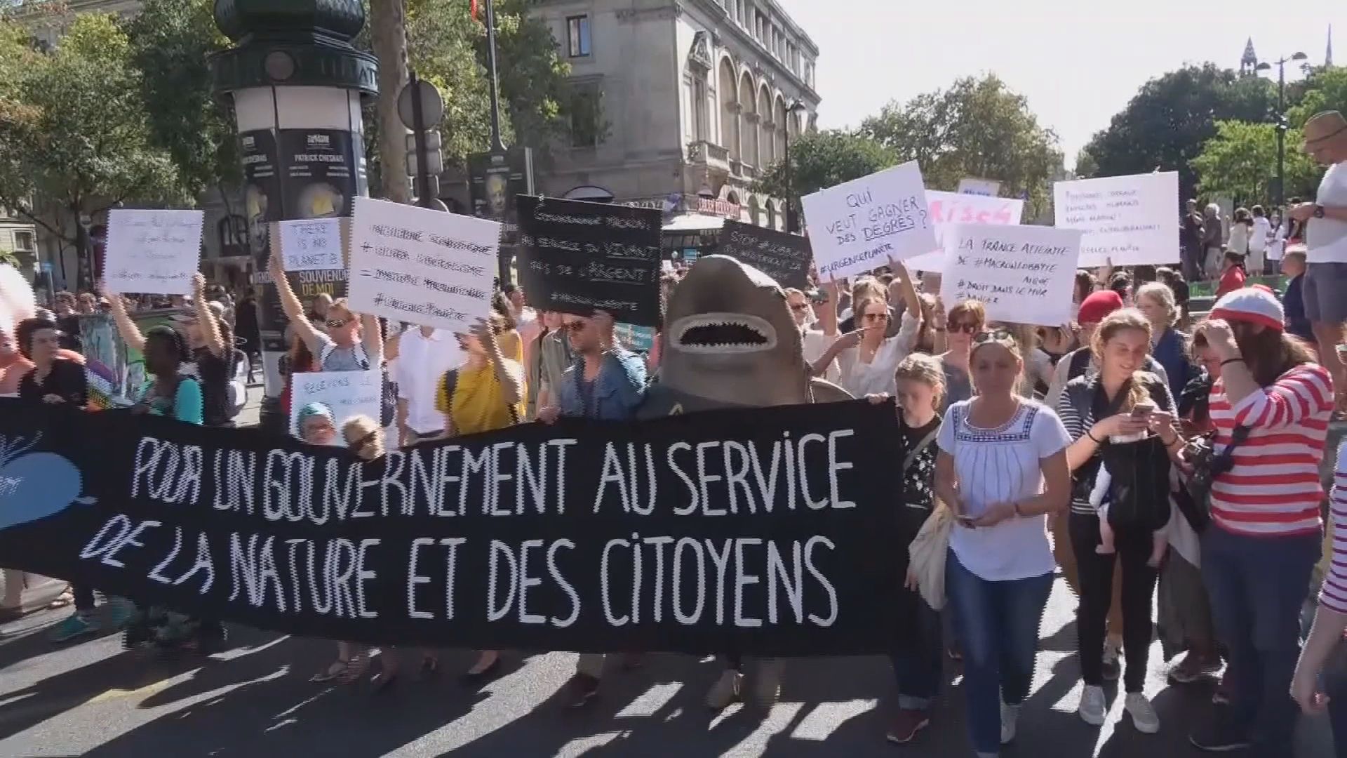 全球多個城市有示威促應對氣候變化